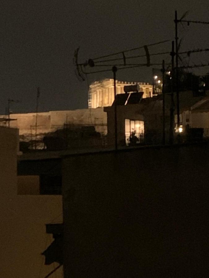 Acropolis View Vintage Style Apartment In Koukaki Atenas Exterior foto