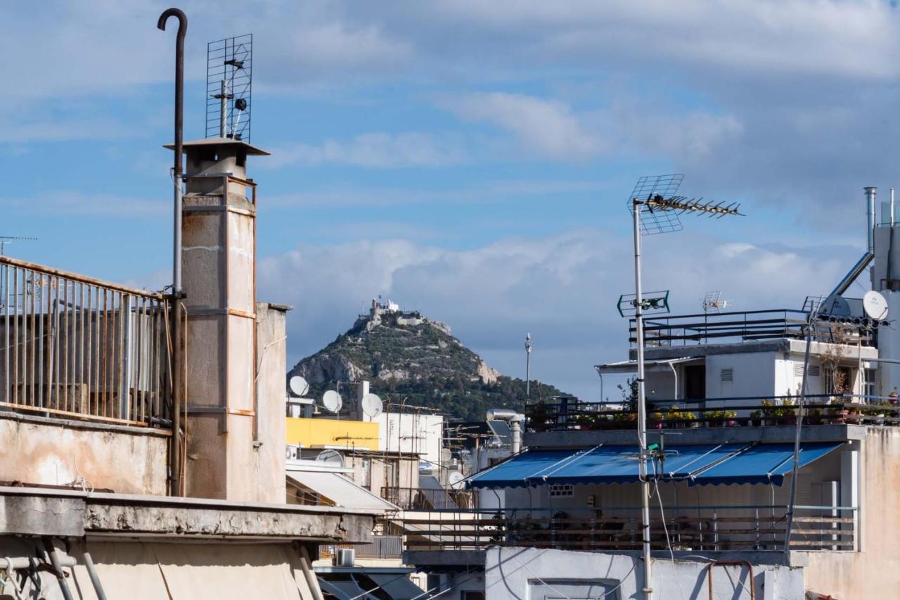 Acropolis View Vintage Style Apartment In Koukaki Atenas Exterior foto